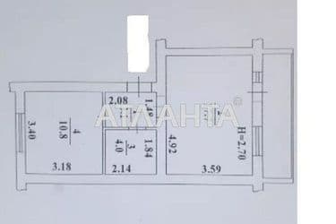 1-комнатная квартира по адресу ул. Бочарова ген. (площадь 38 м²) - Atlanta.ua - фото 43