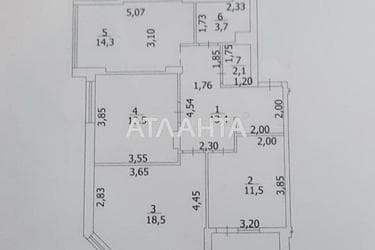 3-комнатная квартира по адресу Небесной Сотни пр. (площадь 80,7 м²) - Atlanta.ua - фото 31