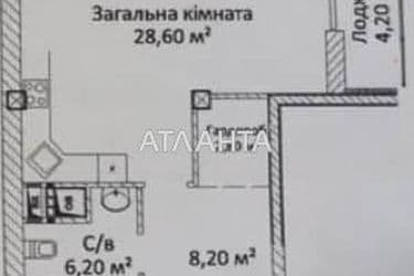 1-кімнатна квартира за адресою вул. Єврейська (площа 47,9 м²) - Atlanta.ua - фото 4