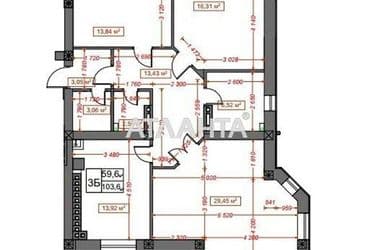 3-комнатная квартира по адресу ул. Миланская (площадь 103 м²) - Atlanta.ua - фото 11