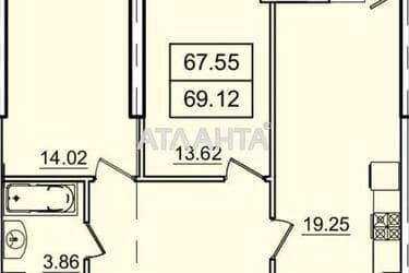 2-rooms apartment apartment by the address st. Genuezskaya (area 69,1 m²) - Atlanta.ua - photo 12
