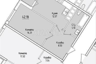 1-комнатная квартира по адресу ул. Краснова (площадь 42,2 м²) - Atlanta.ua - фото 12