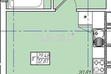 1-кімнатна квартира за адресою вул. Філатова ак. (площа 29 м²) - Atlanta.ua - фото 6