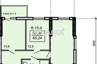 2-комнатная квартира по адресу Тополинный пер. (площадь 65,2 м²) - Atlanta.ua - фото 18