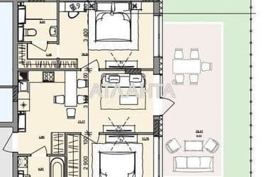 2-rooms apartment apartment by the address st. Bocharova gen (area 69,7 m²) - Atlanta.ua - photo 6