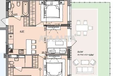 2-rooms apartment apartment by the address st. Bocharova gen (area 68,0 m²) - Atlanta.ua - photo 6