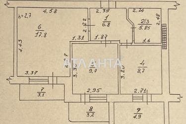 2-кімнатна квартира за адресою вул. Зоопаркова (площа 60 м²) - Atlanta.ua - фото 19