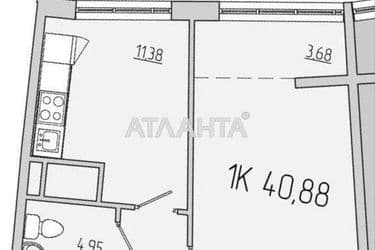 1-кімнатна квартира за адресою вул. Каманіна (площа 40,5 м²) - Atlanta.ua - фото 13