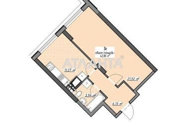 1-room apartment apartment by the address st. Glushko ak pr Dimitrova pr (area 42,9 m²) - Atlanta.ua - photo 10