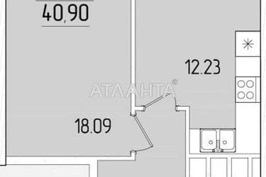 1-кімнатна квартира за адресою вул. Краснова (площа 41 м²) - Atlanta.ua - фото 8
