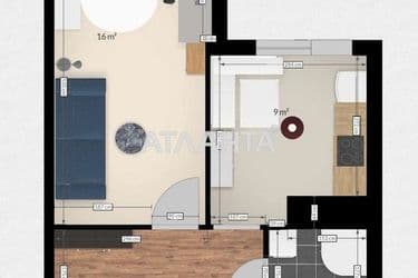 1-кімнатна квартира за адресою вул. Цвєтаєва ген. (площа 37 м²) - Atlanta.ua - фото 18