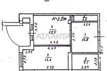 2-комнатная квартира по адресу Люстдорфская дор. (площадь 58 м²) - Atlanta.ua - фото 15