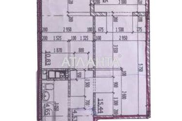 1-room apartment apartment by the address st. Zhemchuzhnaya (area 43,9 m²) - Atlanta.ua - photo 15