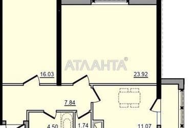 2-rooms apartment apartment by the address st. Sakharova (area 67,6 m²) - Atlanta.ua - photo 8