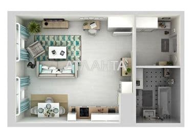 1-room apartment apartment by the address st. Gagarinskoe plato (area 46 m²) - Atlanta.ua - photo 10