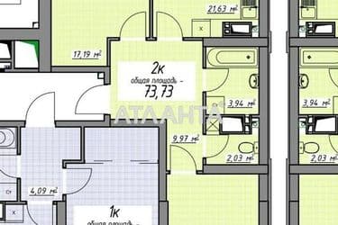 2-кімнатна квартира за адресою вул. Генуезька (площа 73,7 м²) - Atlanta.ua - фото 30