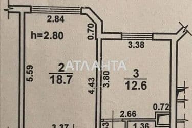 1-room apartment apartment by the address st. Dyukovskaya Nagornaya (area 44 m²) - Atlanta.ua - photo 12
