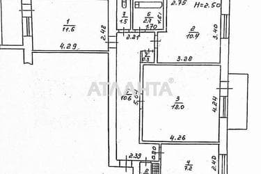 3-кімнатна квартира за адресою вул. Малиновського марш. (площа 68 м²) - Atlanta.ua - фото 18