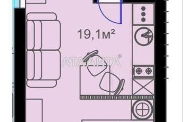 1-кімнатна квартира за адресою Першотравневий 1-й пров. (площа 18,1 м²) - Atlanta.ua - фото 8