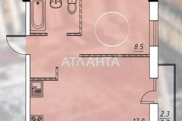 1-кімнатна квартира за адресою вул. Інглезі (площа 34,1 м²) - Atlanta.ua - фото 13