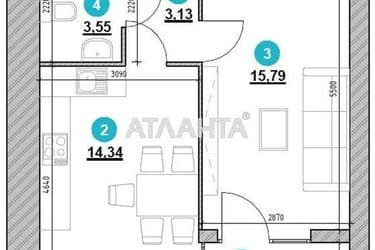 1-room apartment apartment by the address st. Geroev Maydana (area 40,1 m²) - Atlanta.ua - photo 18