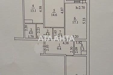 3-кімнатна квартира за адресою вул. Прохорівська (площа 92,7 м²) - Atlanta.ua - фото 15