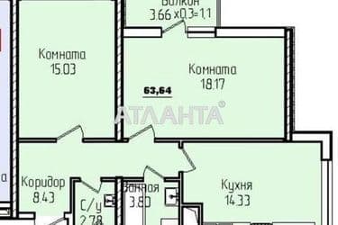 2-комнатная квартира по адресу ул. Генуэзская (площадь 64 м²) - Atlanta.ua - фото 40