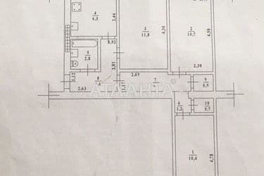 3-комнатная квартира по адресу Фонтанская дор. (площадь 64,6 м²) - Atlanta.ua - фото 16