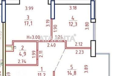 2-rooms apartment apartment by the address st. Srednefontanskiy per (area 60,3 m²) - Atlanta.ua - photo 20