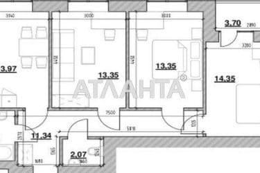 3-комнатная квартира по адресу ул. Зализнична (площадь 78 м²) - Atlanta.ua - фото 17