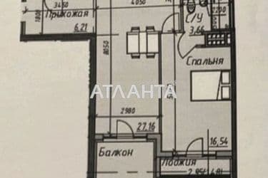 2-rooms apartment apartment by the address st. Mayachnyy per (area 66,2 m²) - Atlanta.ua - photo 8