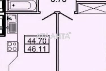 1-комнатная квартира по адресу Тополинный пер. (площадь 46 м²) - Atlanta.ua - фото 7