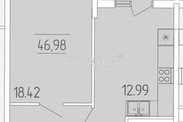 1-комнатная квартира по адресу ул. Краснова (площадь 47 м²) - Atlanta.ua - фото 7