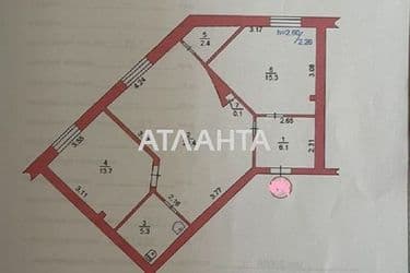 3-комнатная квартира по адресу ул. Парковая (площадь 72 м²) - Atlanta.ua - фото 19