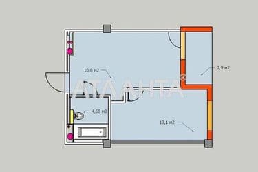 1-кімнатна квартира за адресою вул. Неделіна (площа 36 м²) - Atlanta.ua - фото 5