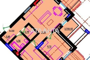 2-кімнатна квартира за адресою Фонтанська дор. (площа 68,9 м²) - Atlanta.ua - фото 6