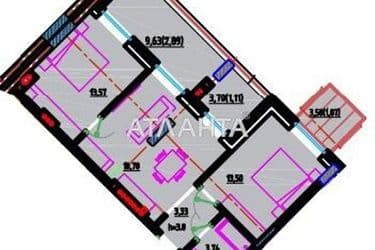 2-кімнатна квартира за адресою Фонтанська дор. (площа 60,7 м²) - Atlanta.ua - фото 7