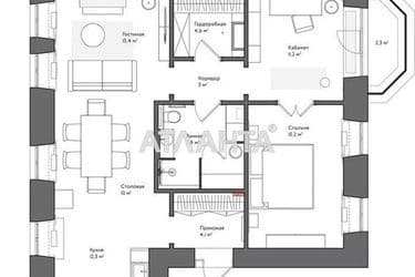 Багатокімнатна квартира за адресою вул. Княжа (площа 150 м²) - Atlanta.ua - фото 26