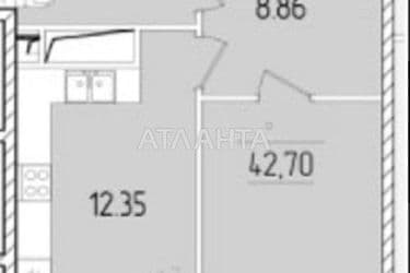 1-кімнатна квартира за адресою вул. Краснова (площа 42,9 м²) - Atlanta.ua - фото 12