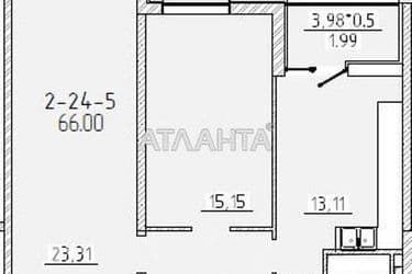 2-комнатная квартира по адресу ул. Краснова (площадь 90,0 м²) - Atlanta.ua - фото 10