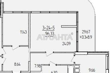 3-rooms apartment apartment by the address st. Krasnova (area 97,6 m²) - Atlanta.ua - photo 10