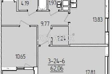 2-rooms apartment apartment by the address st. Krasnova (area 59,6 m²) - Atlanta.ua - photo 12