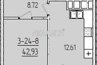 1-комнатная квартира по адресу ул. Краснова (площадь 42,9 м²) - Atlanta.ua - фото 10