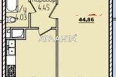 1-комнатная квартира по адресу ул. Генуэзская (площадь 44,9 м²) - Atlanta.ua - фото 13