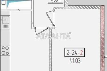 1-room apartment apartment by the address st. Krasnova (area 41,0 m²) - Atlanta.ua - photo 8