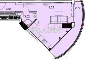 1-room apartment apartment by the address st. Gagarinskoe plato (area 35 m²) - Atlanta.ua - photo 8