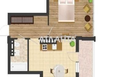 1-room apartment apartment by the address st. Nikolaevskaya (area 49,4 m²) - Atlanta.ua - photo 6