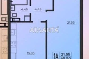 1-кімнатна квартира за адресою вул. Марсельська (площа 45,5 м²) - Atlanta.ua - фото 10