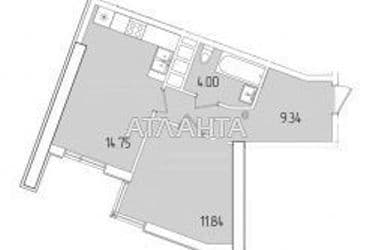 1-кімнатна квартира за адресою вул. Краснова (площа 42,3 м²) - Atlanta.ua - фото 17