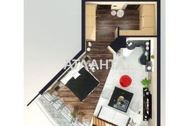 1-room apartment apartment by the address st. Gagarinskoe plato (area 46,6 m²) - Atlanta.ua - photo 12